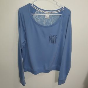 Pink victorias secret sweater sz medium